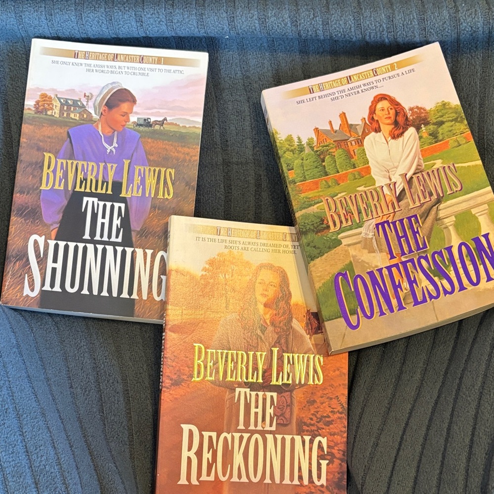 Beverly Lewis Book Set - The Shunning, The Confession, The Reckoning